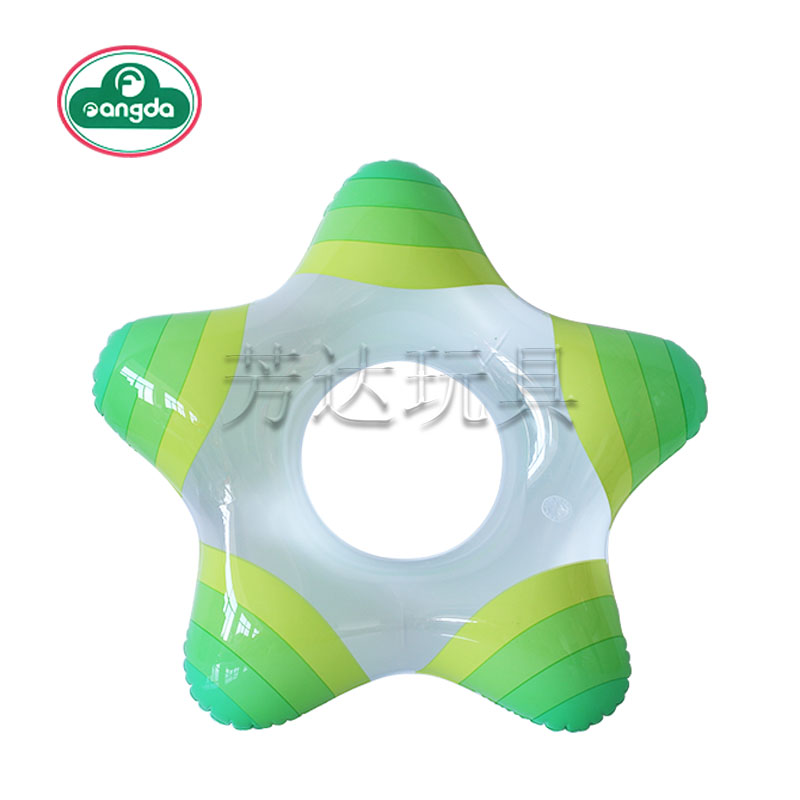 潮趣游乐园水上游泳圈儿童卡通五星小鱼腋下圈浮圈宝宝充气救生圈