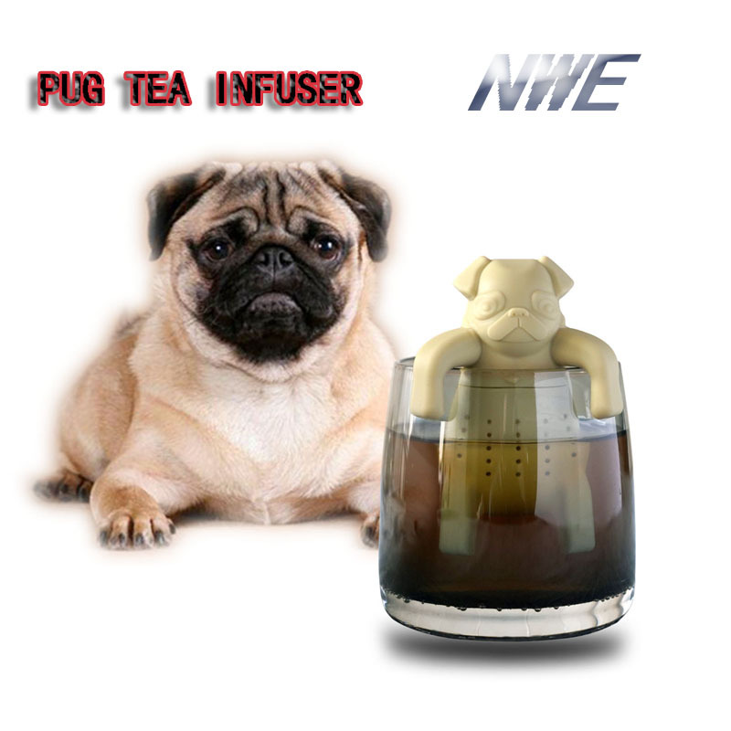 斗牛犬泡茶器/沙皮狗茶漏 /哈巴狗滤茶器产品图