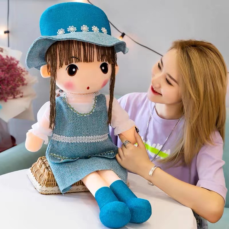 90cm cute princess Feier plush doll toy, little girl doll pillow, sleeping birthday children's gift details Picture