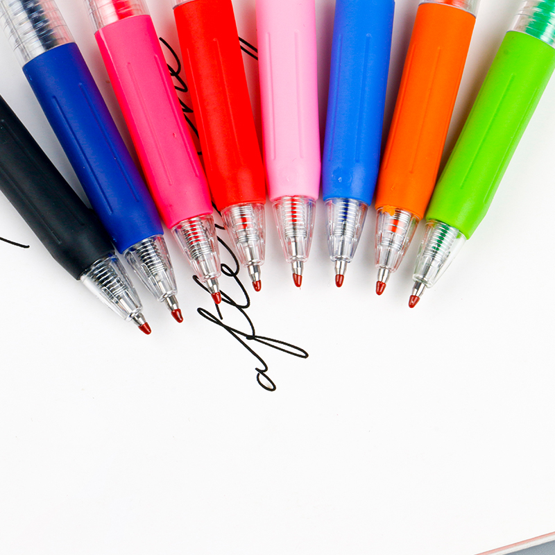 中性笔按动果汁笔学生手账笔创意多颜色水笔少女心做笔记专用大容量中性笔详情图5
