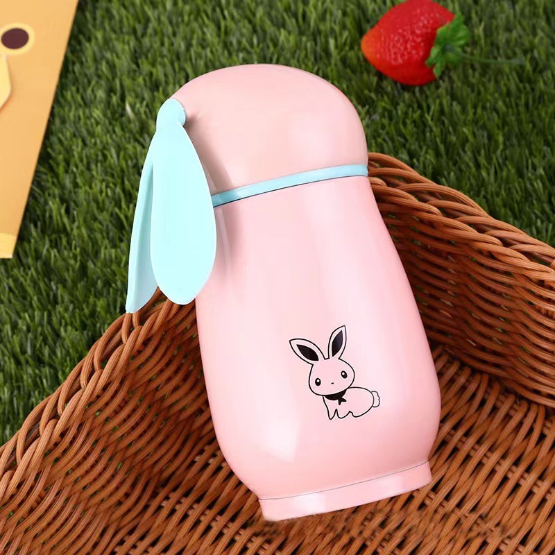Stainless steel fashionable and creative card cups, penguin cups, rabbit cups details Picture