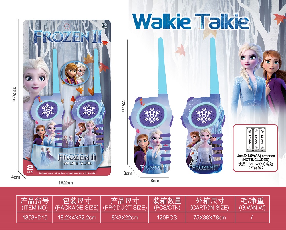 Children play house with toys. Family outdoor parent-child interactive radio walkie-talkie for boys and girls telephone UV1853-D7/D8/D9/D10/D11/D12/D13 Application Scenario