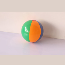 潮趣PVC充气玩具沙滩球装饰充气足球户外亲子玩具球可印刷logo彩球彩色