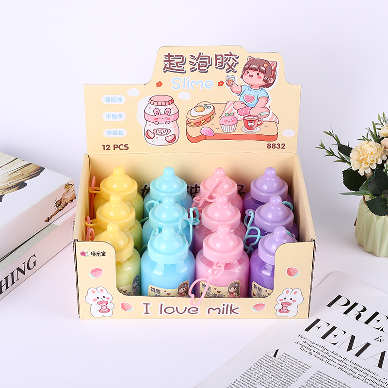 8832 Small baby bottle foaming gel crystal mud