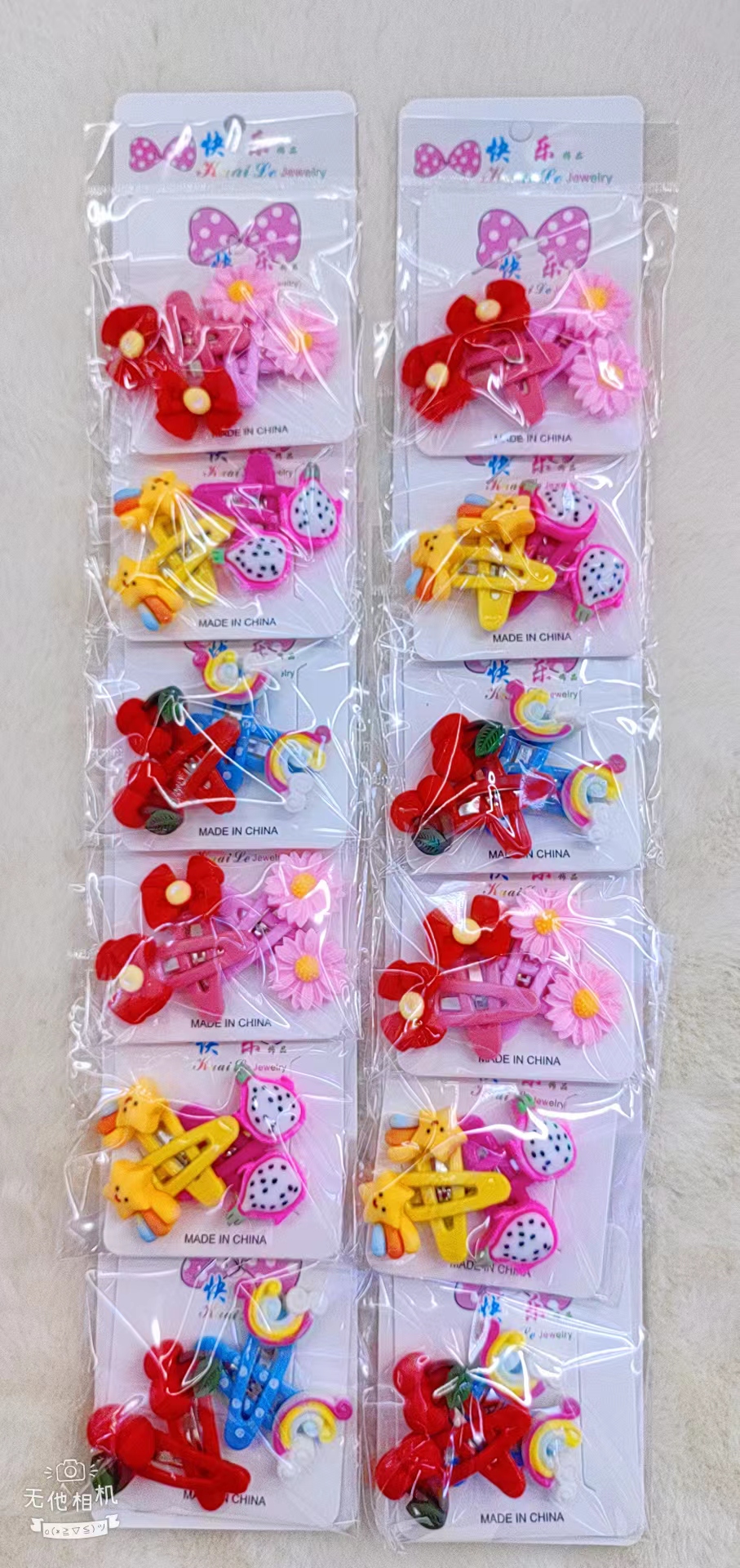 儿童饰品爆款卡通盘发发夹儿童头饰发夹BB夹六对小号bb夹5