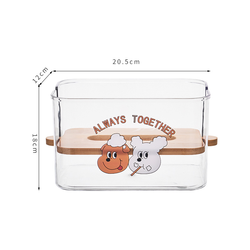 Casa liftable tissue box Specification image