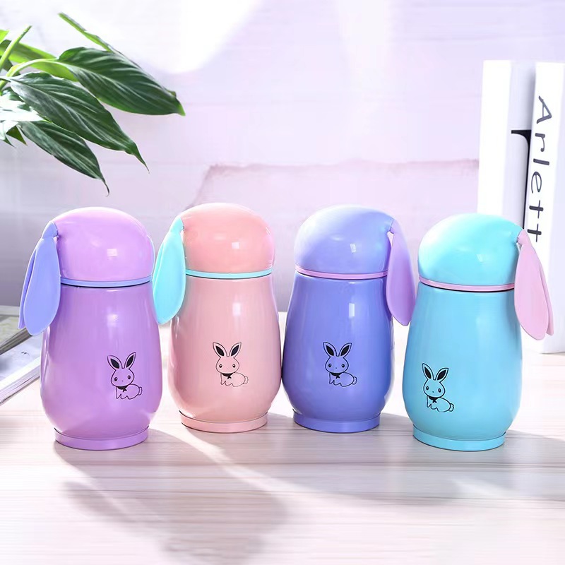Stainless steel fashionable and creative card cups, penguin cups, rabbit cups