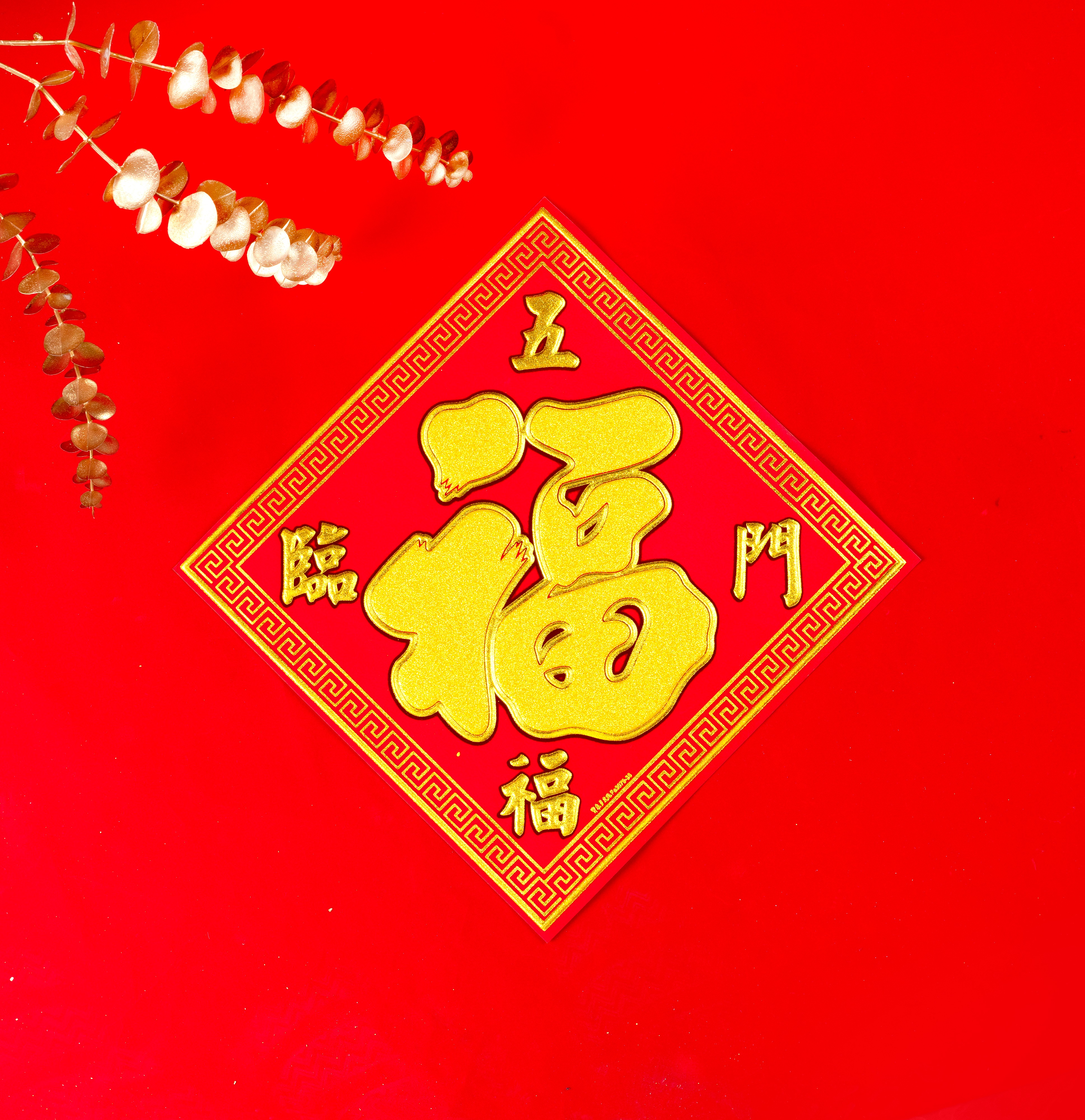 Wholesale of 2023 new high-end flat "Fu" character door stickers for the Spring Festival celebration from the manufacturer Application Scenario
