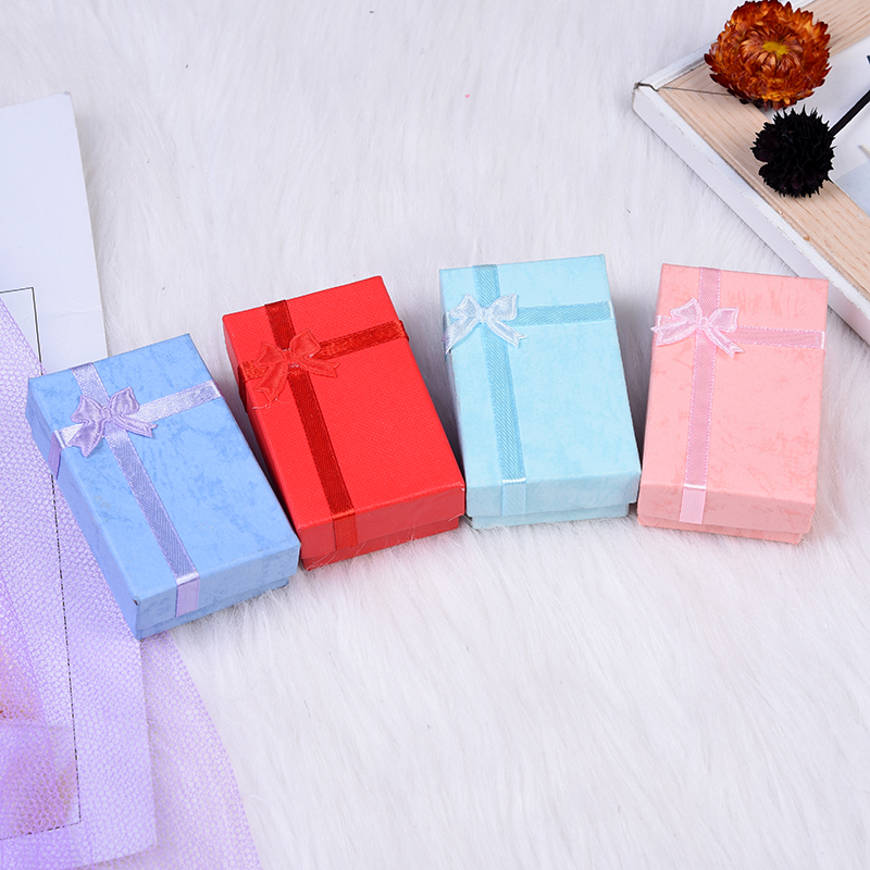 跨境新款复古饰品盒手链项链手表首饰盒现货批发戒指纸包装长盒子