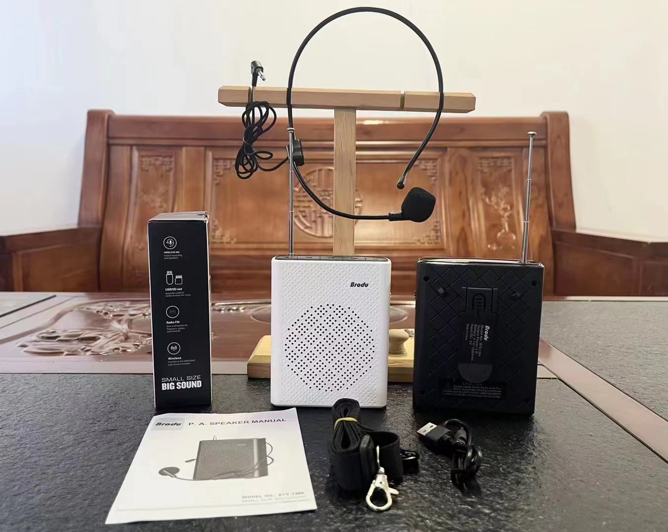 蓝牙音BTS1385收音机可插U盘TF卡