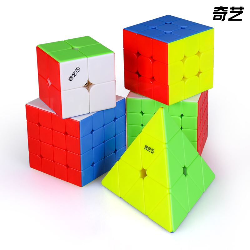 Wholesale of genuine magnetic colored pyramid stickers, Rubik's cubes, professional racing toys for beginners and children on QiYI Specification image