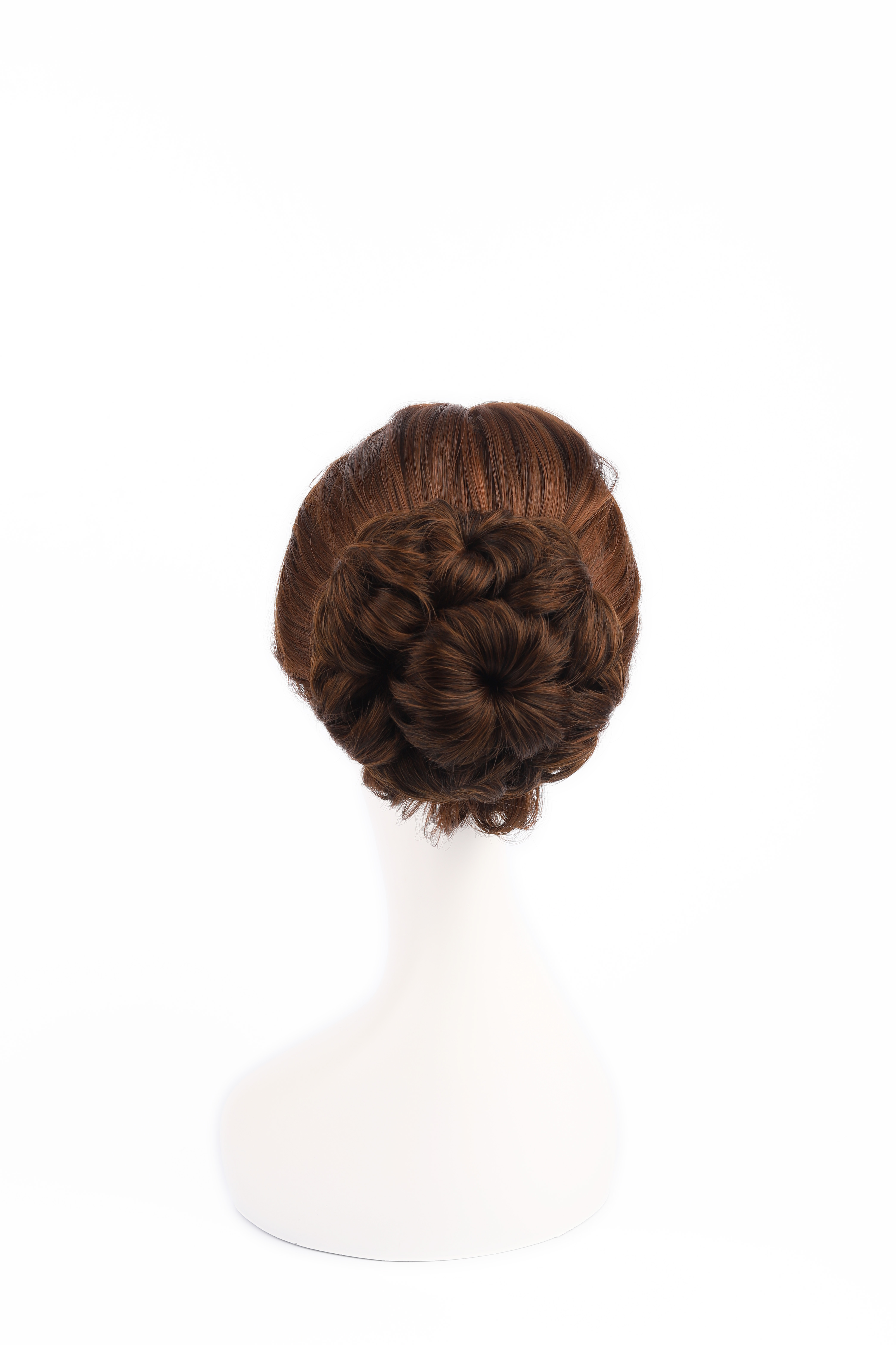 حقيبة شعر مستعار، وثلاث عروس بتسعة أزهار، عروس مخلب مستعار Item Picture