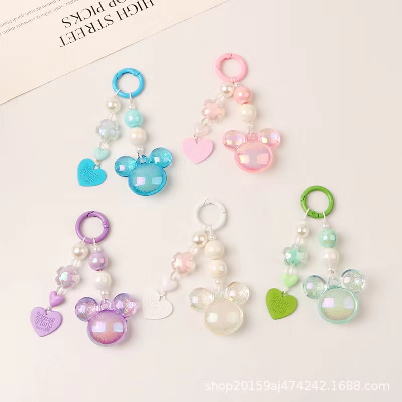 卡通钥匙扣/PVC钥匙扣挂绳白底实物图