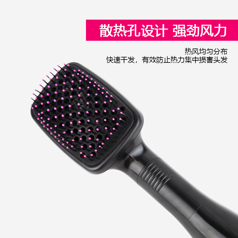 Amazon's multi-functional styling home straightening comb, electric hair dryer, straightening device, dual-purpose curling iron, internet-famous comb 2-in-1, flat-head comb details Picture