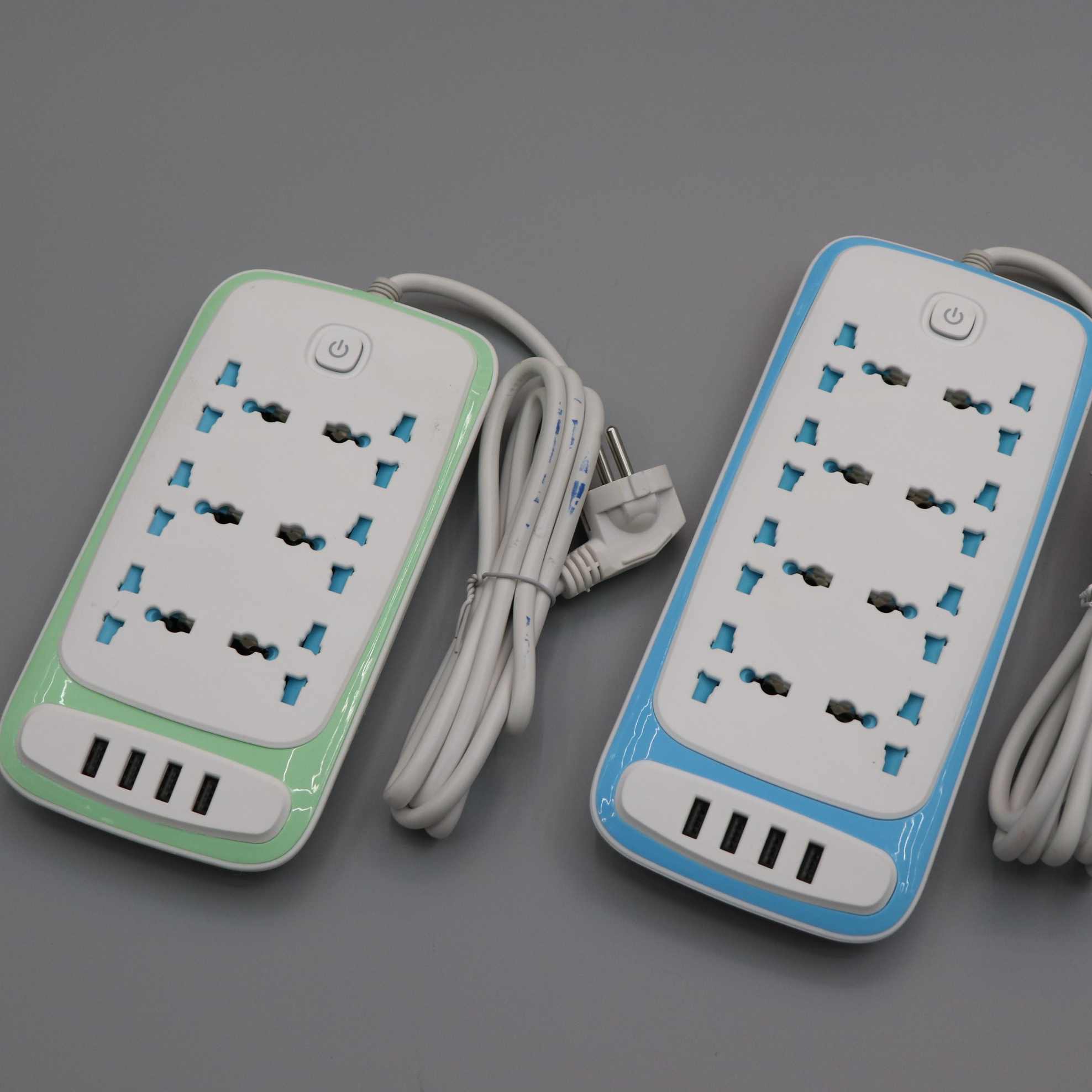 6位 8位 对插 6个 8个 万能孔 4 USB 手机充电  2022年新款插排 插座 外贸插线板生产厂家直销 