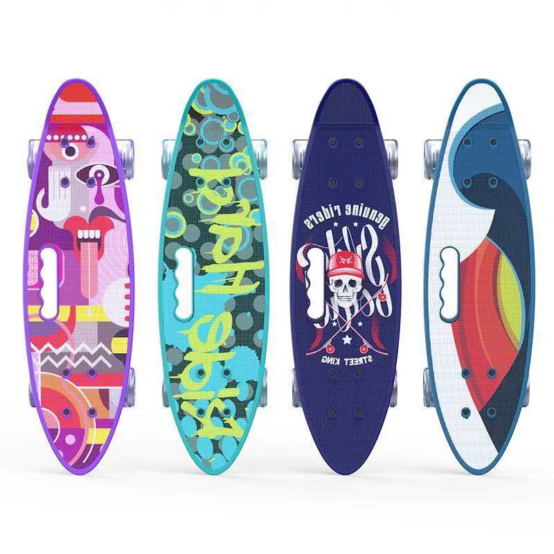 Plastic skateboard