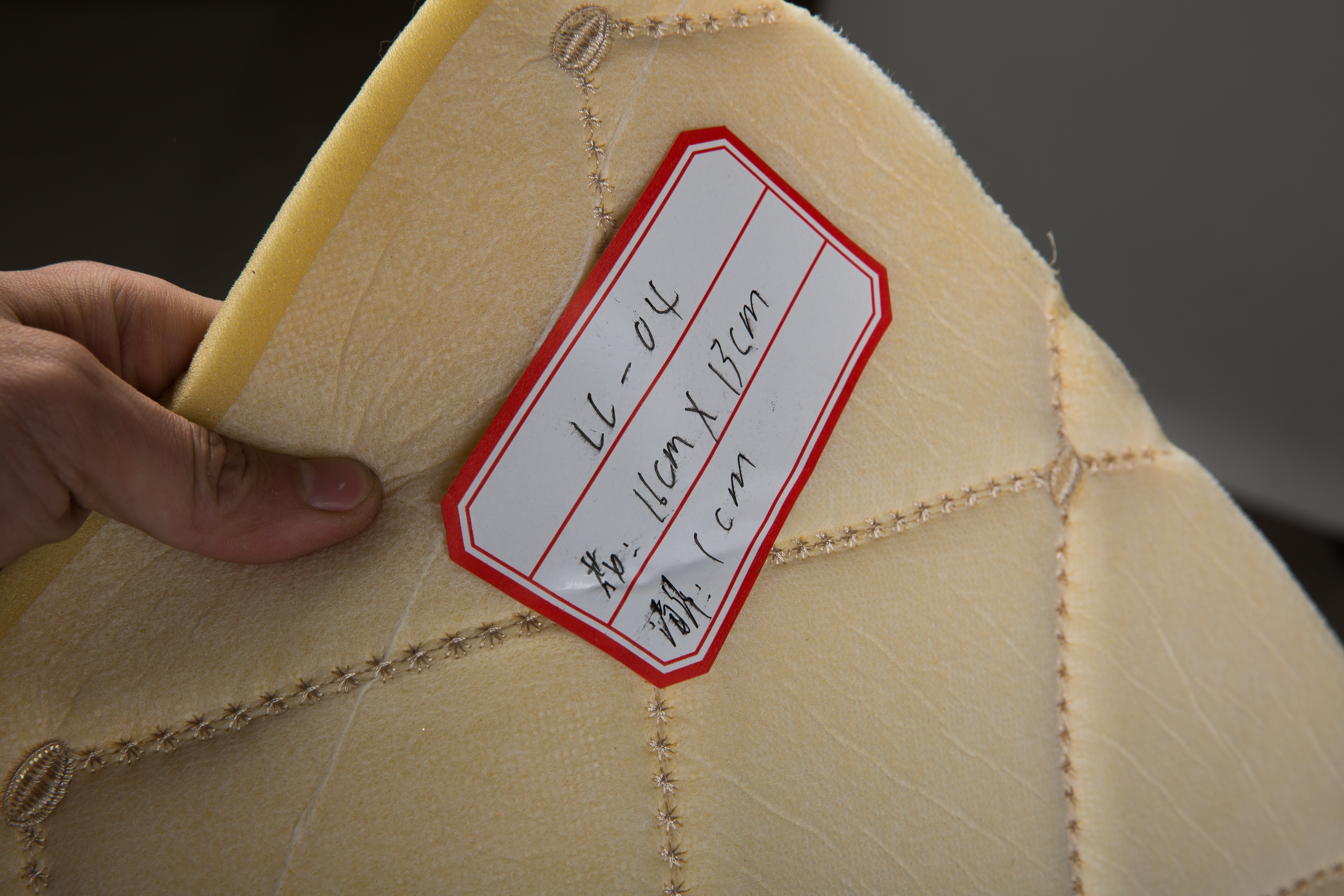 Yikelong Environmental Protection Decorative Leather Hotel Soft Packaging Material Factory wholesale sponge embroidery artificial Leather LC04 in stock Item Picture