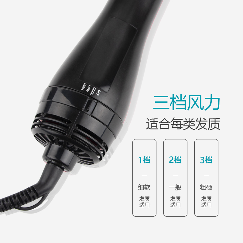 Amazon's multi-functional styling home straightening comb, electric hair dryer, straightening device, dual-purpose curling iron, internet-famous comb 2-in-1, flat-head comb Specification image