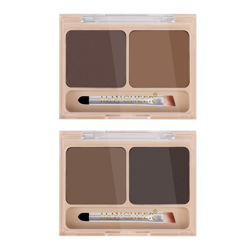 Meixi 'er Waterproof two-color eyebrow Powder is natural, long-lasting and not easy to smudge. It is a must-have for lazy students and beginners Item Picture