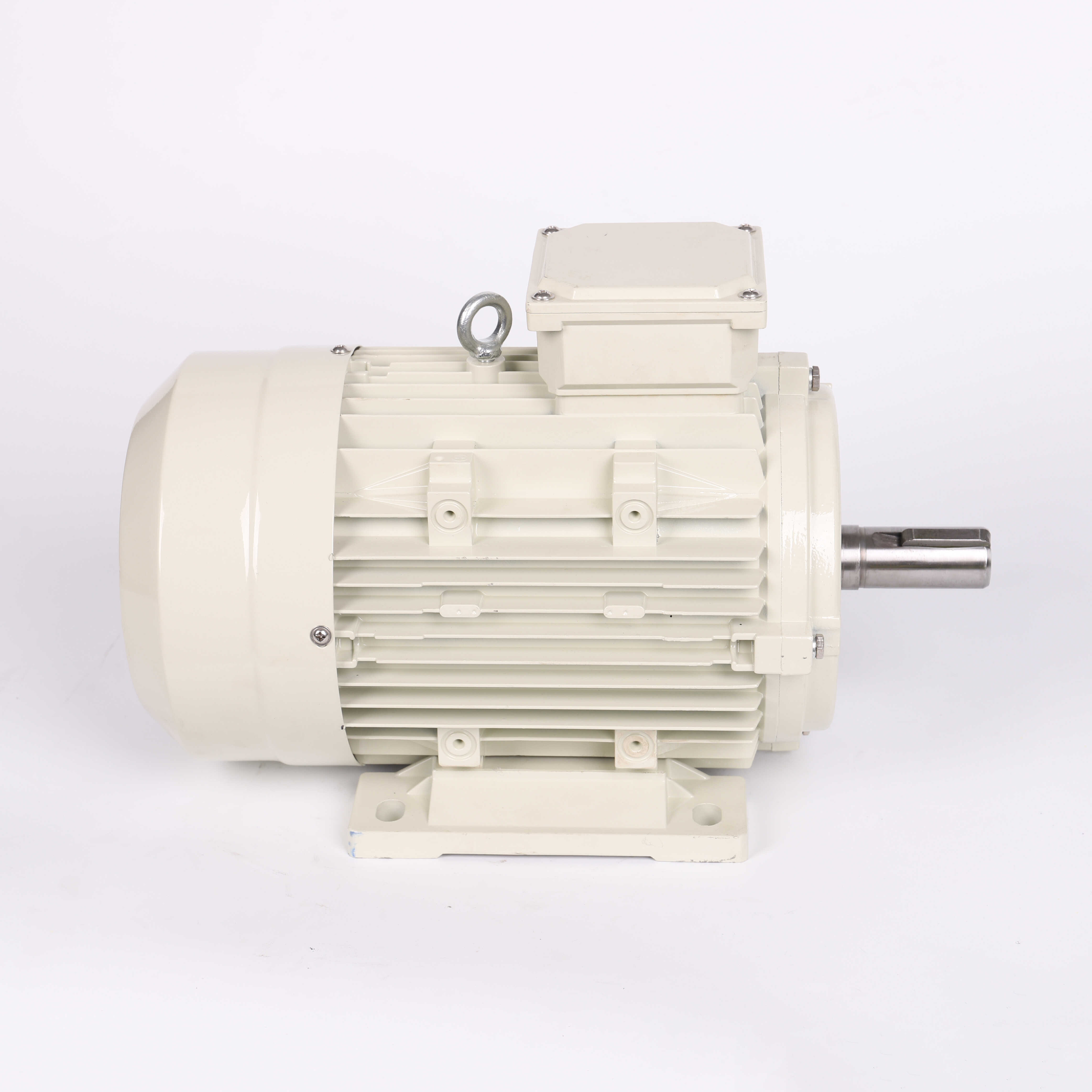 YE3/三相/铝壳压铸白底实物图