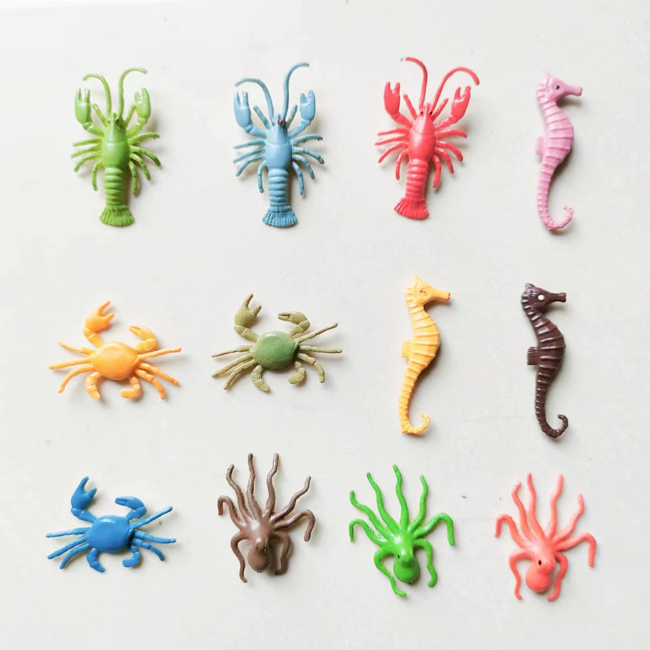 3厘米小海洋  沙盘摆件沐浴球配件  塑胶玩具  儿童认知仿真动物模型