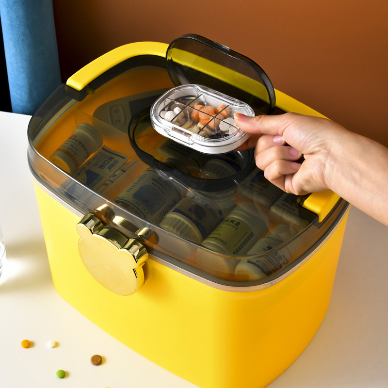 Large-sized multi-layer medicine storage box Application Scenario