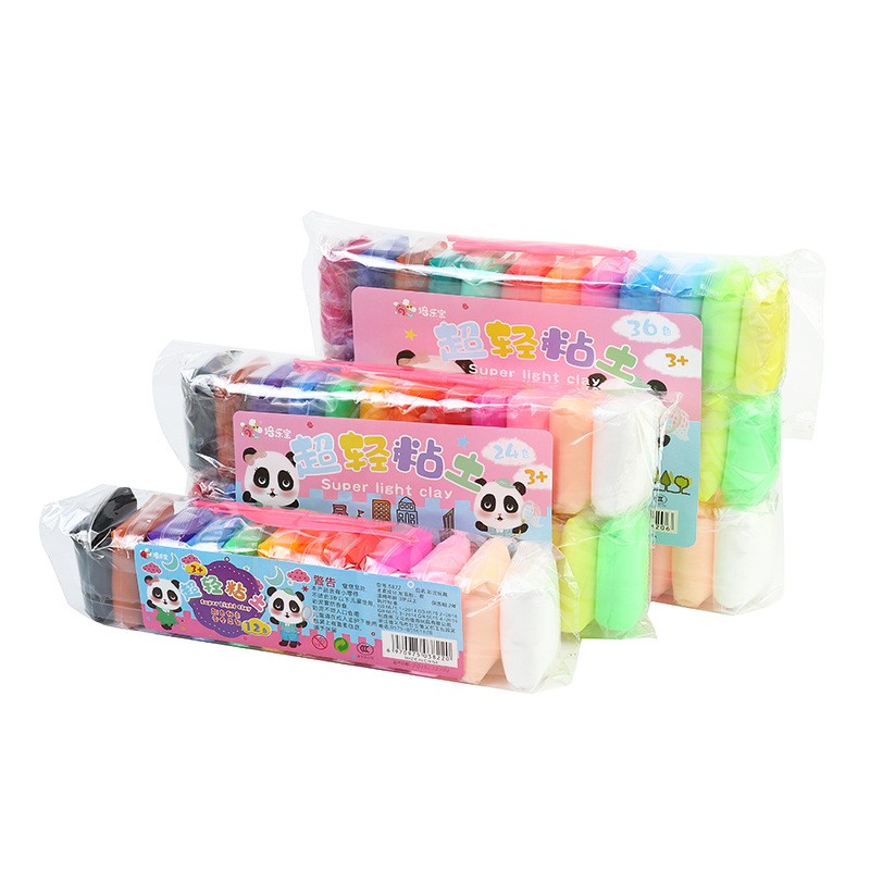 超轻粘土/智力玩具/袋装彩泥粘土产品图
