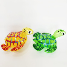 潮趣厂家现货充气乌龟大号批发 PVC充气玩具带灯乌龟儿童玩具带灯