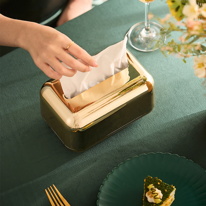 Light luxury tissue box Specification image