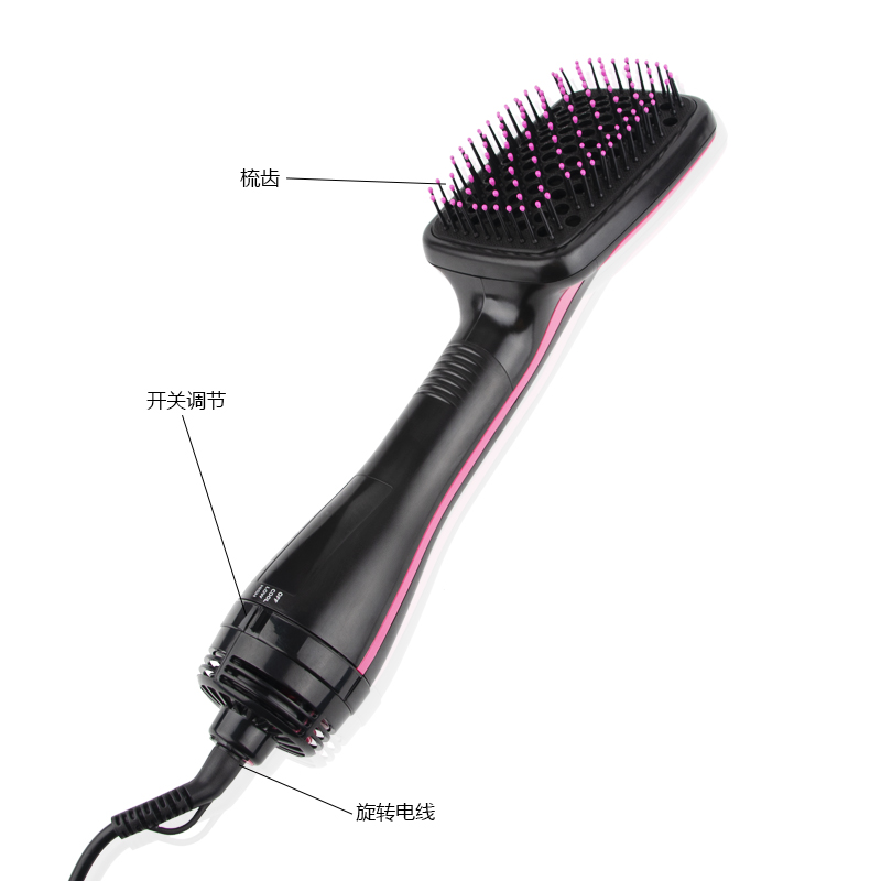 Amazon's multi-functional styling home straightening comb, electric hair dryer, straightening device, dual-purpose curling iron, internet-famous comb 2-in-1, flat-head comb Application Scenario