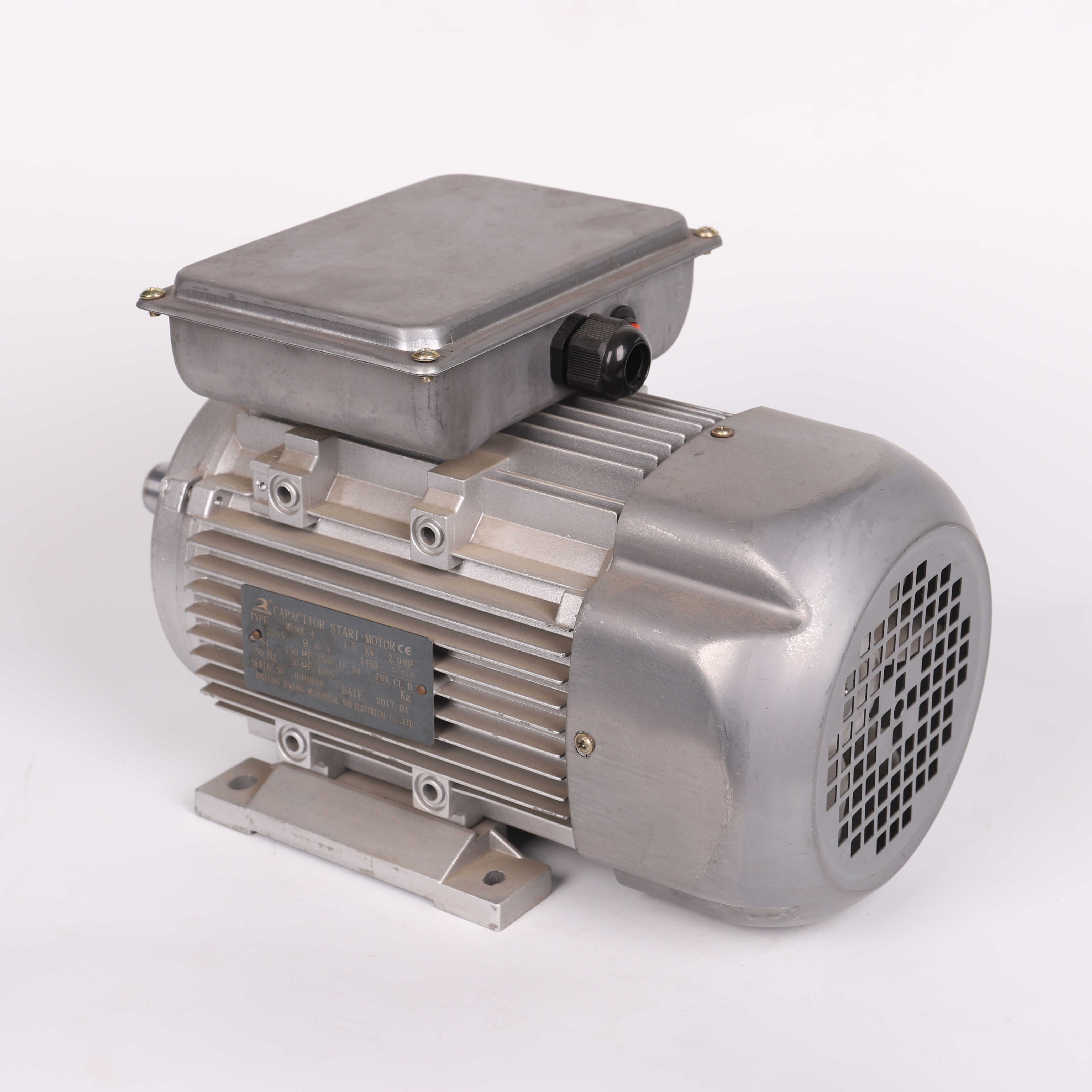 机械设备用电动机实物图