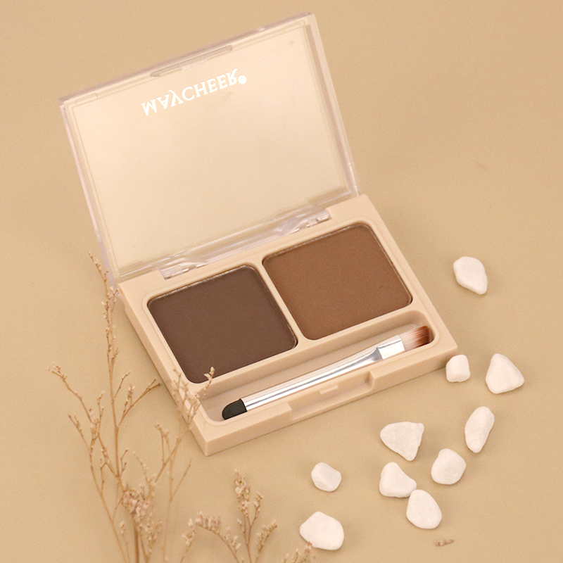 Meixi 'er Waterproof two-color eyebrow Powder is natural, long-lasting and not easy to smudge. It is a must-have for lazy students and beginners Application Scenario