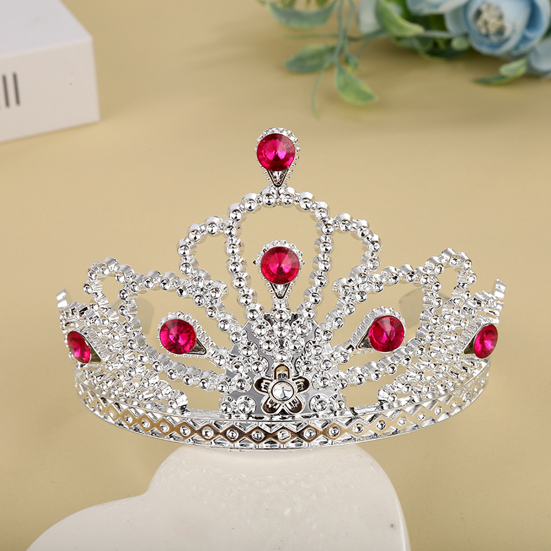 Heart-shaped set, regular crown, Korean-style crown wreath, medium-sized crown hat, little girl hat