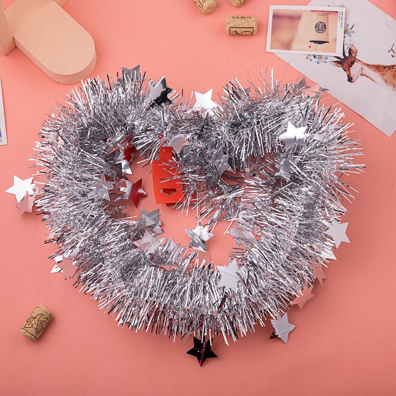 1*2 venta al por mayor boda fiesta de navidad decoración de eventos con pentagrama fleece strips tira de color pullflower sissi Item Picture
