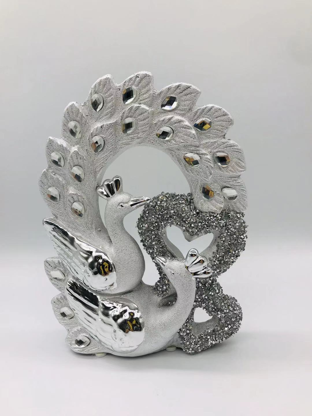 Peacock living room decorative items