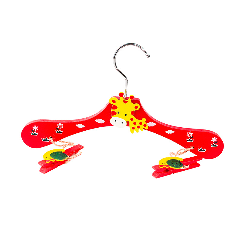 Cartoon children's one-piece clothes drying rack details Picture
