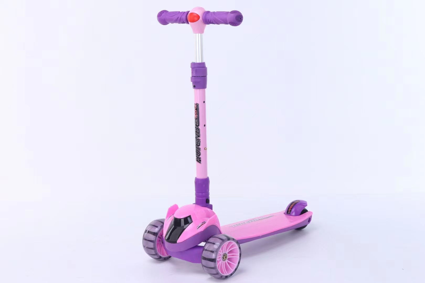 The new scooter is equipped with a light, folding and music Application Scenario