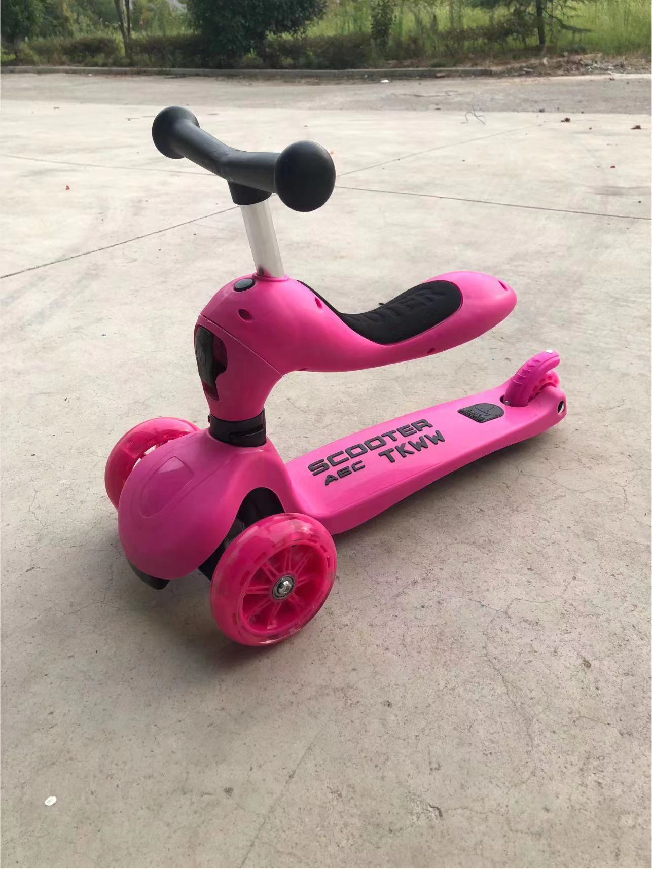 Two-in-one Xiaomi high-PU small wheel with light scooter Specification image