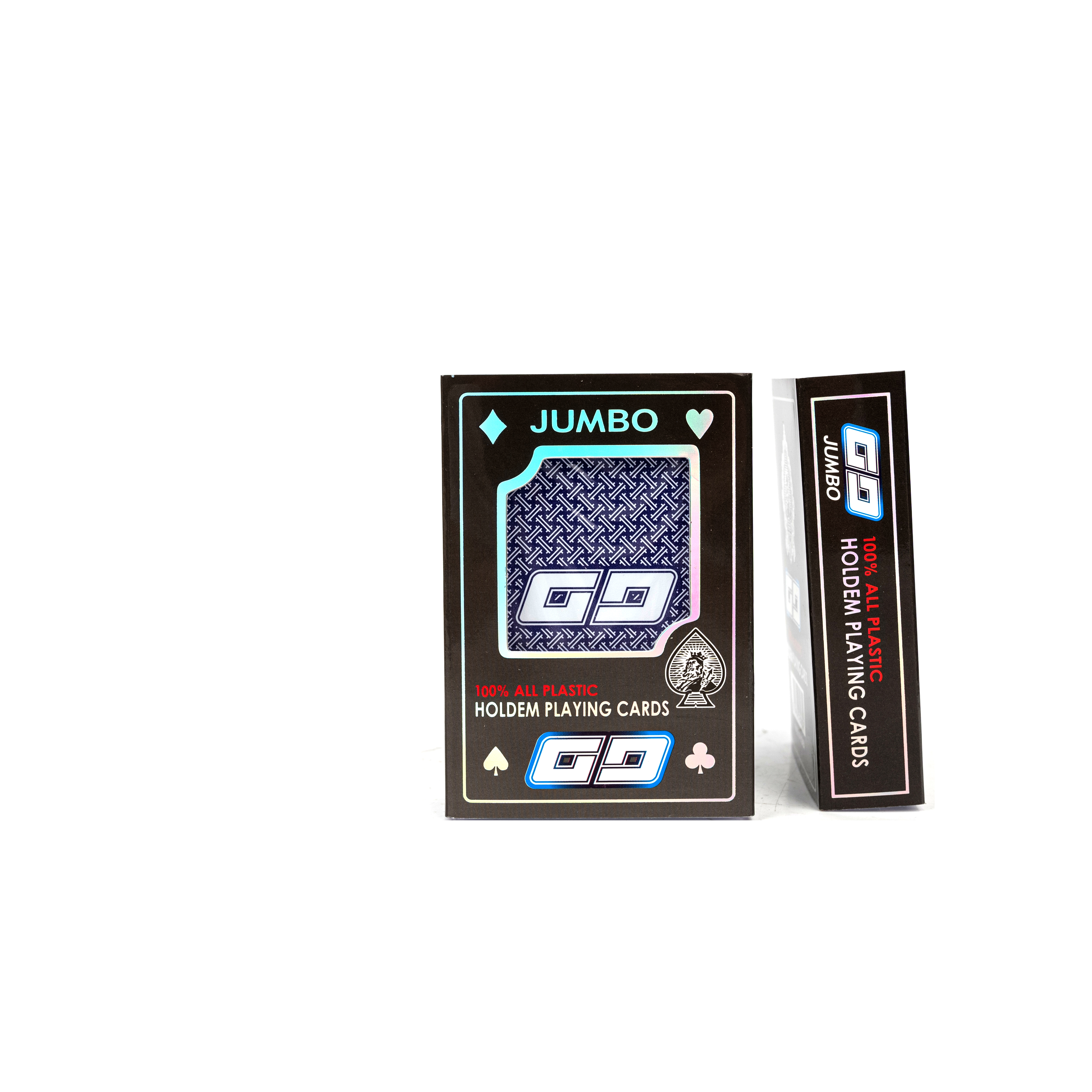 塑料扑克/塑料牌/进口扑克白底实物图