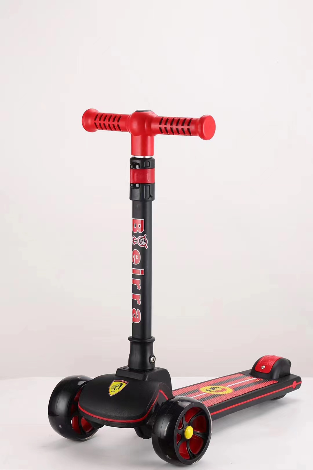 PU illuminated folding scooter details Picture