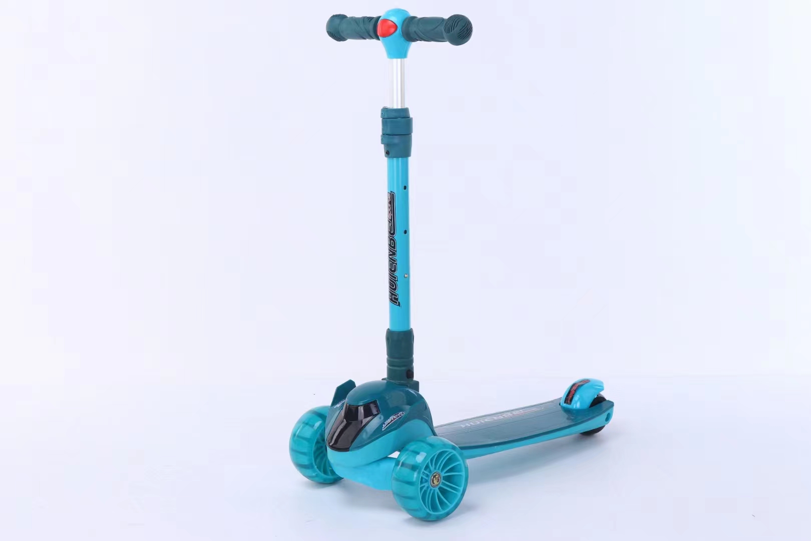 The new scooter is equipped with a light, folding and music Specification image