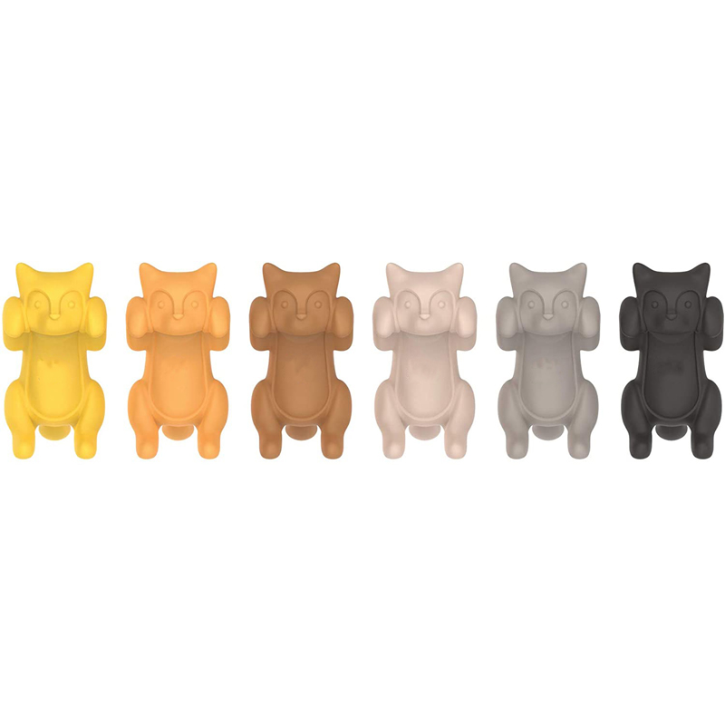 Etiquetas de copa de vino de plancha de gato creativo 3D gatito forma fiesta fiesta copa de vidrio de pies altos distintivos identificadores etiquetas de vino Application Scenario