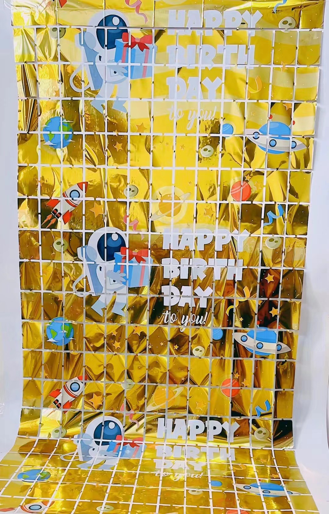 雨丝帘/门帘/彩条白底实物图