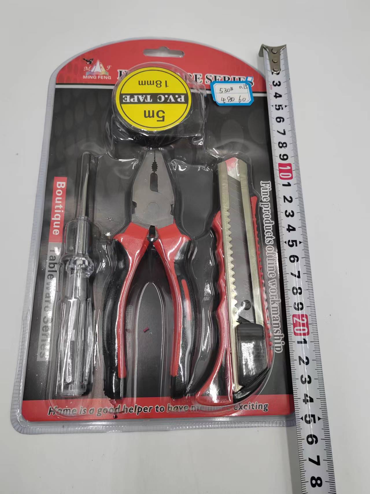 Sunshine Department Store Household wholesale repair tools, pliers, crystal screwdrivers, utility knife sets Item Picture
