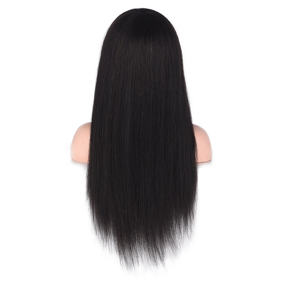 Full real hair wig teaching head model, hair styling and braid learning, updo, updo teaching head, blow-cut and perm real hair model Specification image