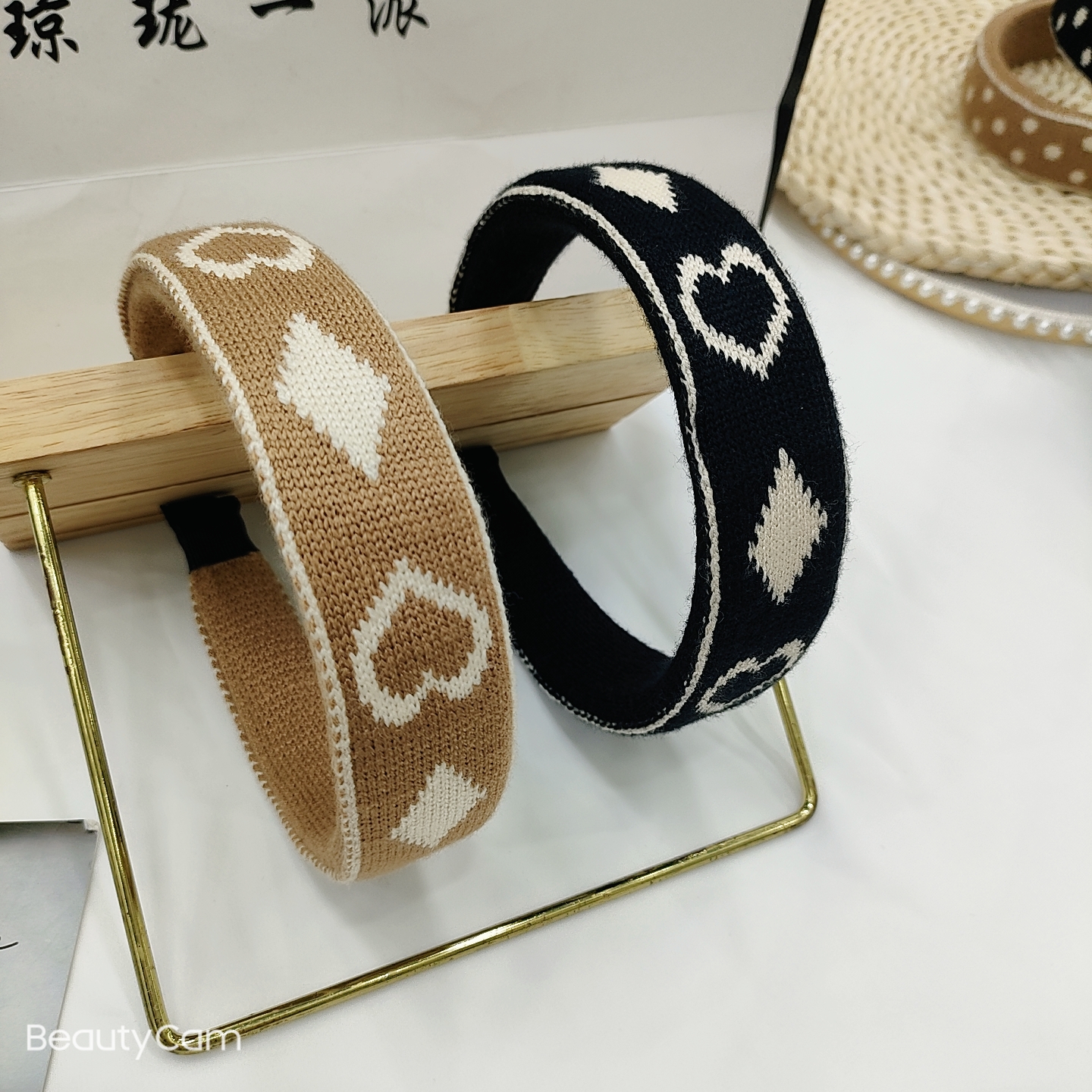 秋冬毛线发箍/外出百搭发箍/压发洗脸发箍产品图