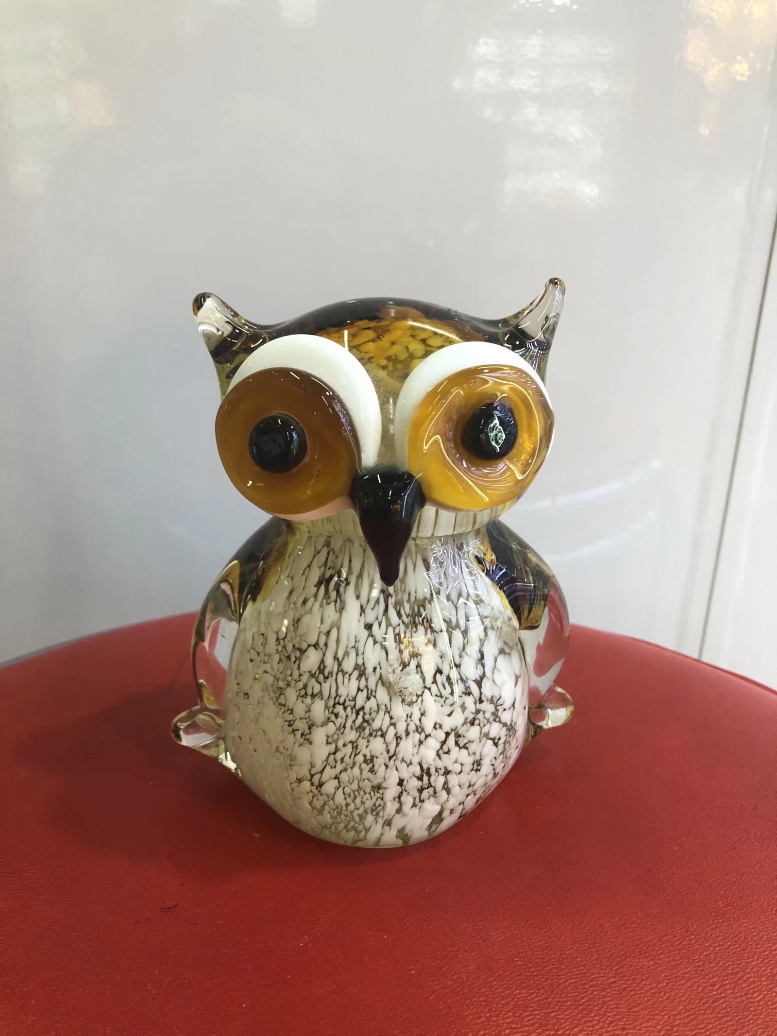 玻璃摆件工艺品7840-11猫头鹰