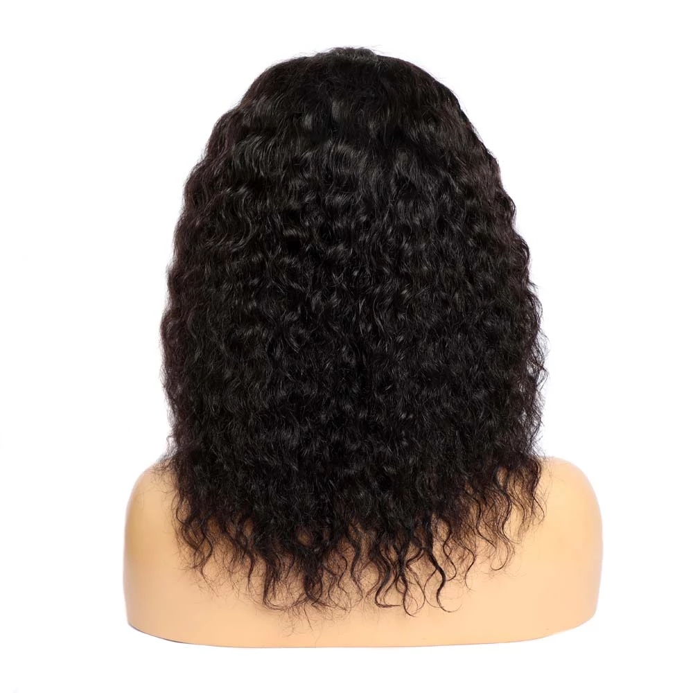 18, 20, 22, 24-inch deep-water wave heat-resistant synthetic wig, fully mechanized fake hair wig, black women's wig Specification image