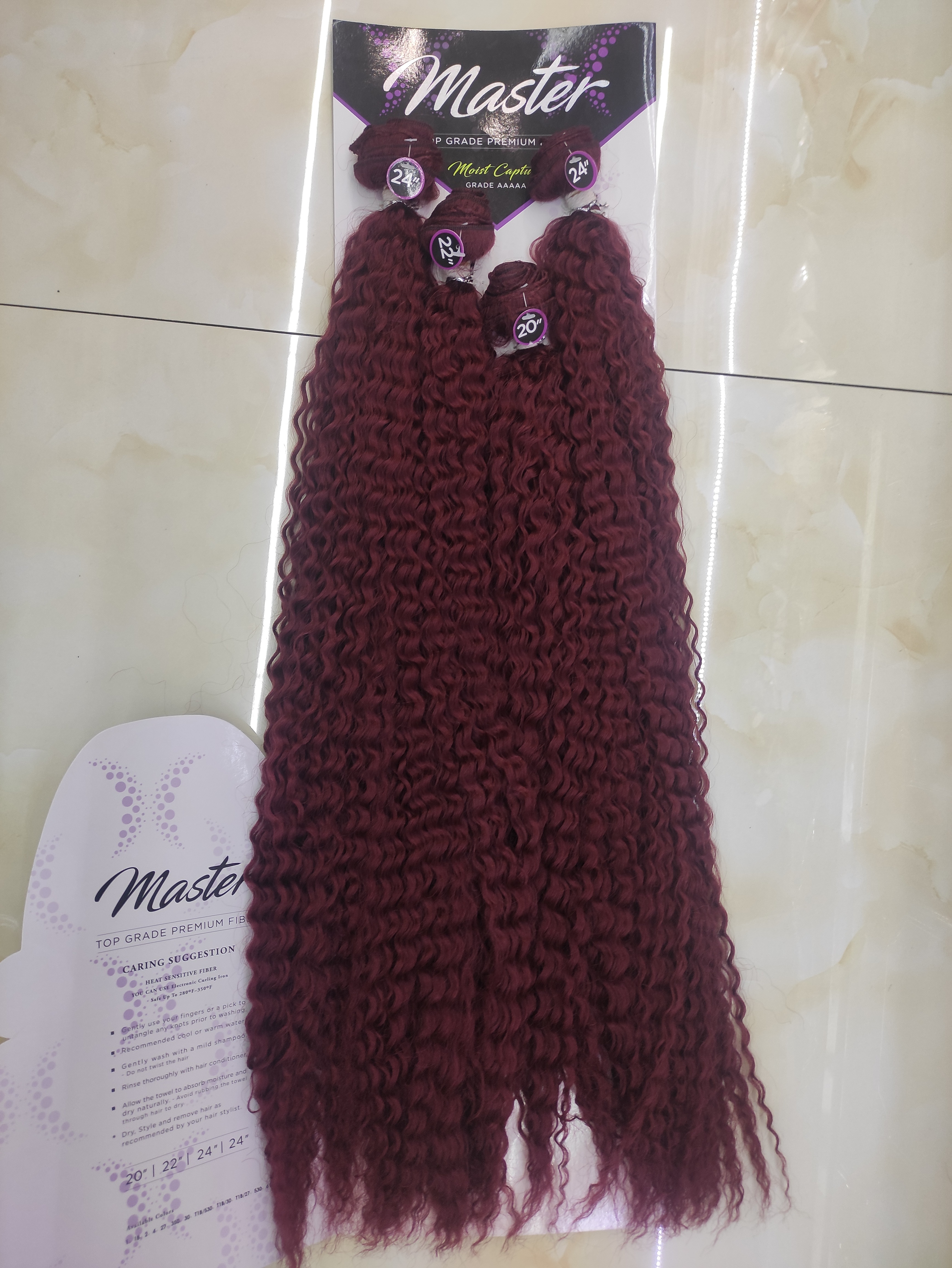 Wigs, synthetic fiber hair extensions, small curls of wigs