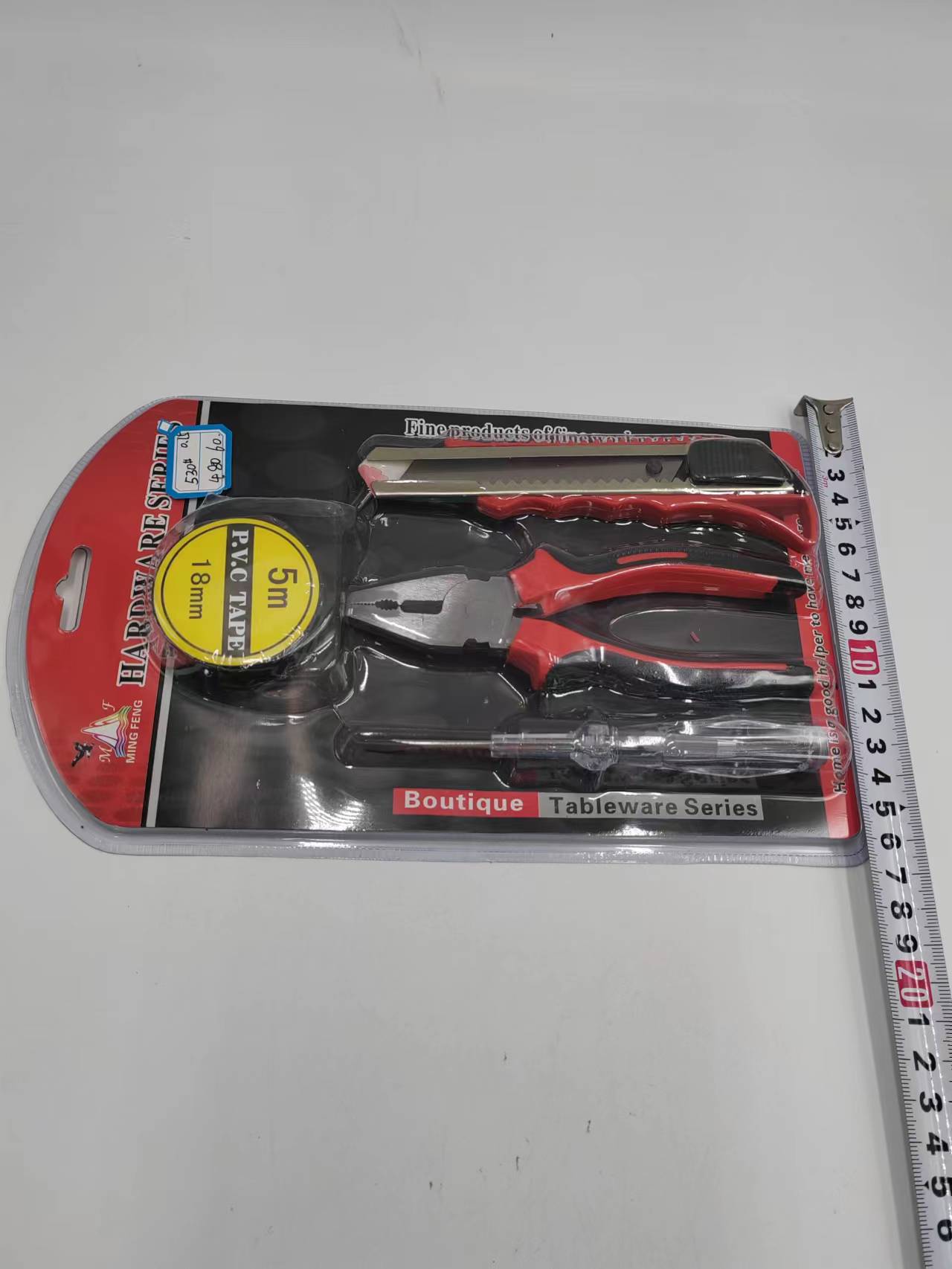 Sunshine Department Store Household wholesale repair tools, pliers, crystal screwdrivers, utility knife sets Specification image